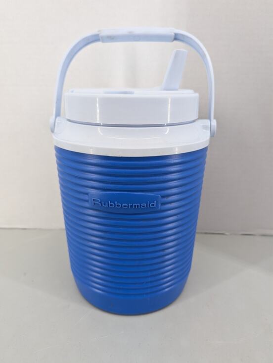 Rubbermaid Other - Vintage Rubbermaid One Gallon Drinking Cooler Handle Spout Blue Ribbed 11”